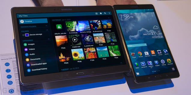 Samsung Galaxy Tab S: A Shining Screen On a Whole New Body (Update: Hands-On)