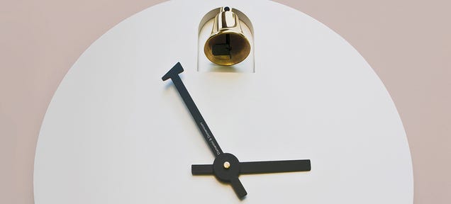 This Clock's Minute Hand Rings Its Own Hourly Chime