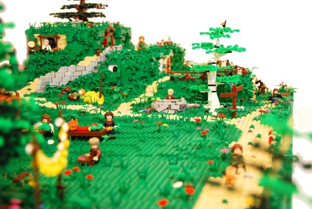 Enormous LEGO Hobbiton Model Goes Ever On And On...