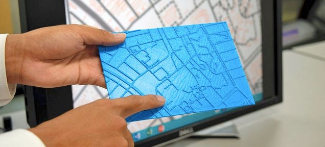 New Software Lets the Visually Impaired 3D Print a Map To Go