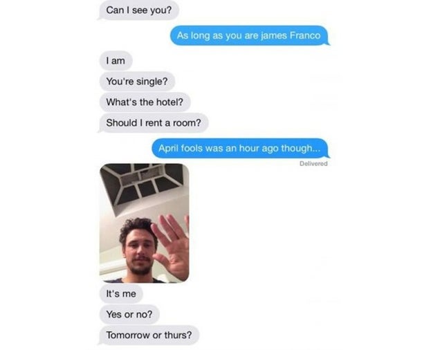 James Franco Apparently Tried to Hook Up With a Teenager On Instagram