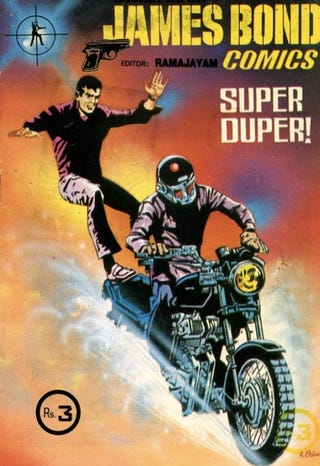 Poorly translated Indian James Bond comics are pure insane joy