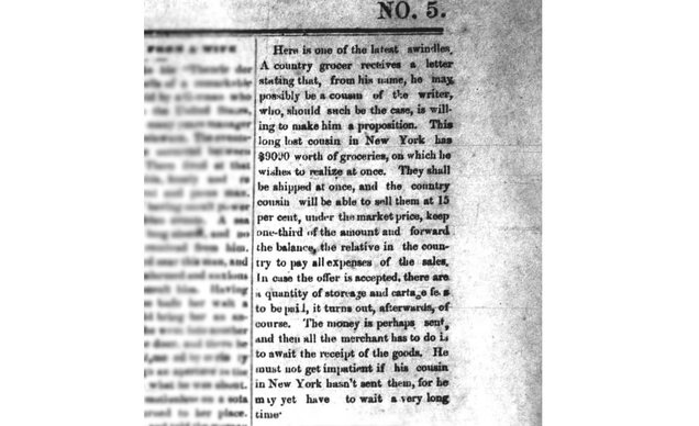 Even the 19th Century Had Needy Nigerian Prince Scams