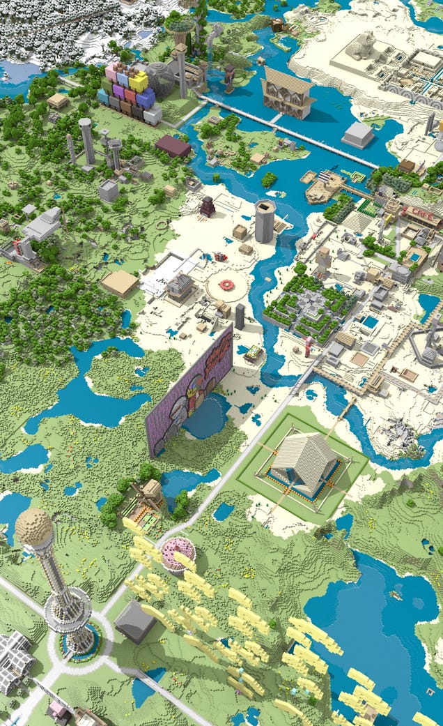 Transforming Minecraft Maps Into Stunning Works of Art