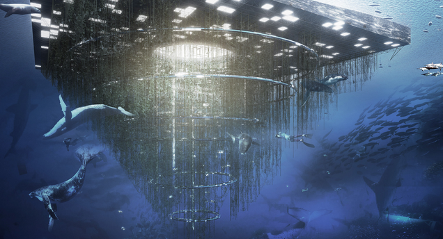 A Floating Artificial Reef Would Let You Walk Down Into the Ocean Deep