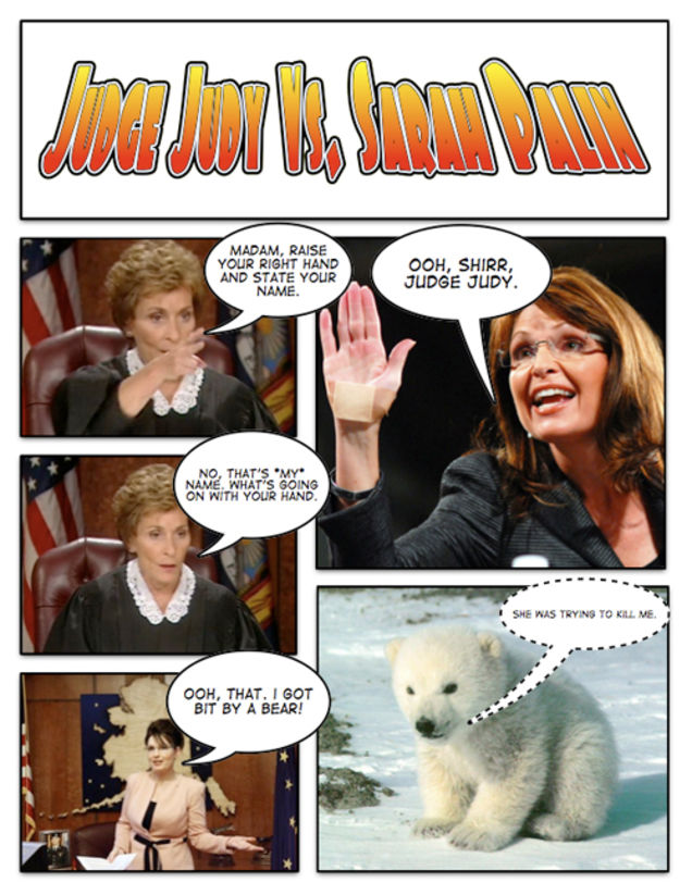 Comic Confrontations: Judge Judy Vs. Sarah Palin