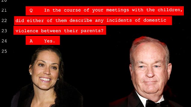 Court Transcripts Bill Oreillys Daughter Saw Him “choking Her Mom” 9910