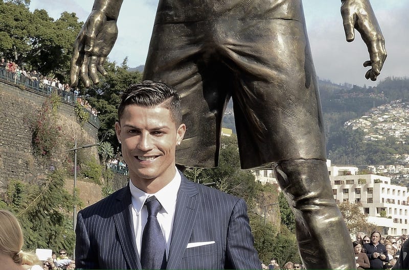 Cristiano Ronaldo Statue Features A Big Ol Bulging Dick