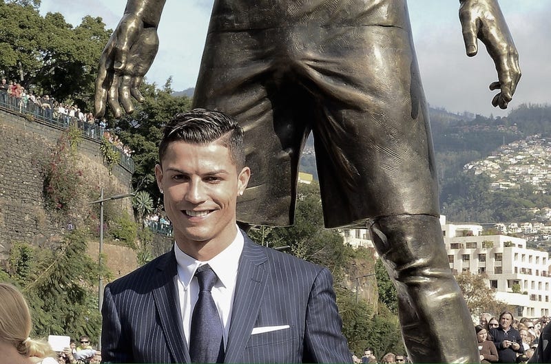 A Nearly Naked Cristiano Ronaldo Shows Off His Super-Human