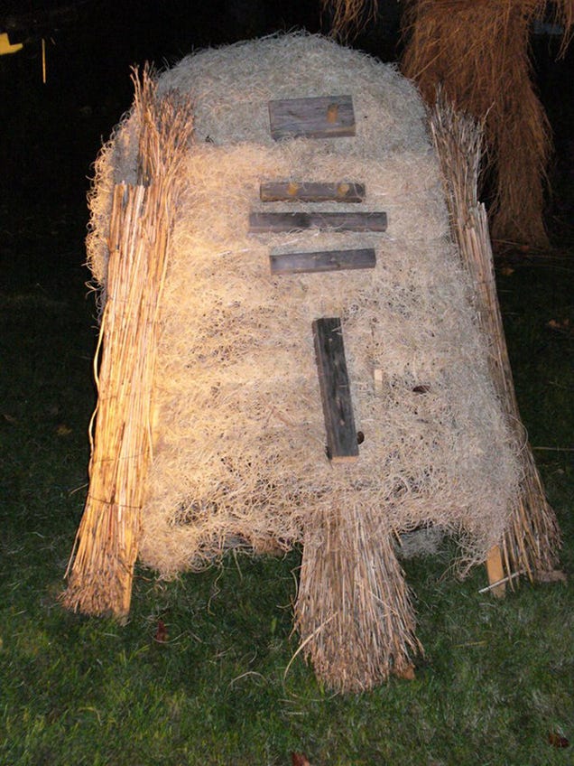 Star Wars made entirely out of scarecrows wins best Halloween lawn on this Earth