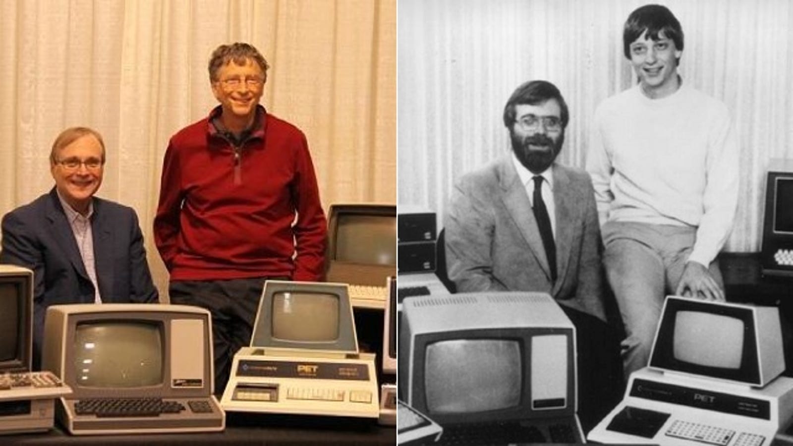 Bill Gates And Paul Allen Recreate Iconic Microsoft Photo