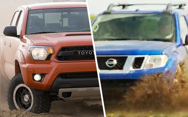 Nissan frontier vs toyota tacoma off road #5