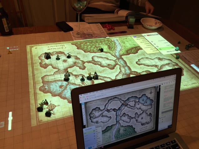 Ingenious Dungeon Master Projects A Digital Map To Play Tabletop RPGs 