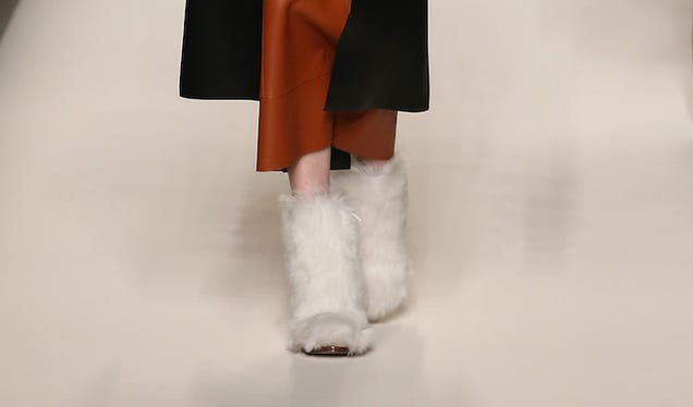 There Is So. Much. Fur. On the Runway. 