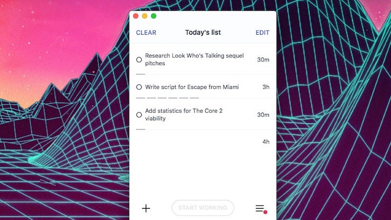 FocusList Is a Daily Planner Based on the Pomodoro Technique for iPhone and Mac