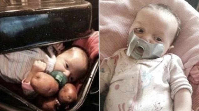 Grandma Thinks Photo of Baby in Roasting Pan Is Funny, CPS Not So Sure