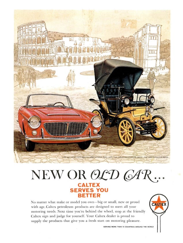 Glorious Gasoline Ads from the Dieselpunk Days