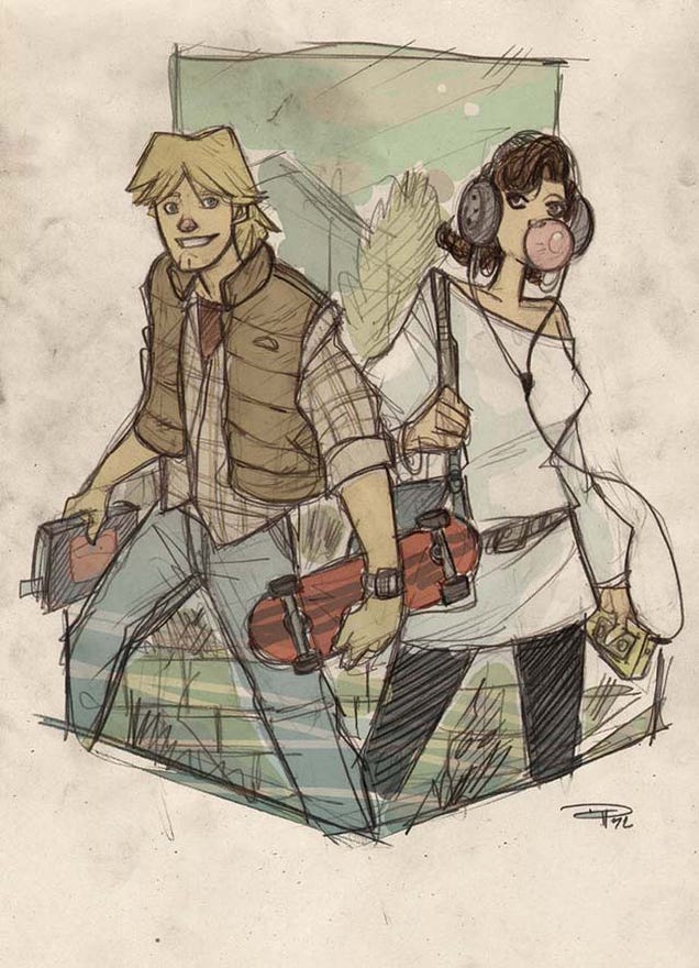 Star Wars Looks Rad as a 1980s Teen Movie