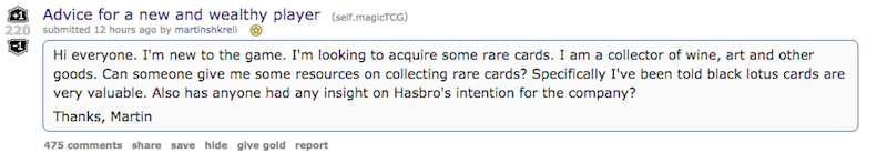 Infamous Price Gouger Martin Shkreli Wants To Collect Rare Magic: The Gathering Cards
