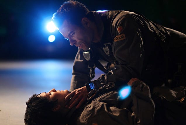 New Lockout stills show off the sexy side of the "space prison" movie
