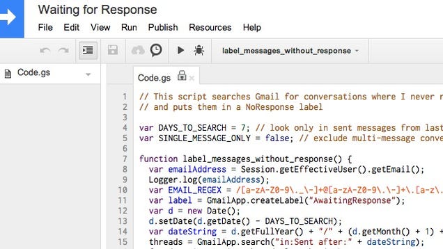 Find Unanswered Emails with a Google Apps Script