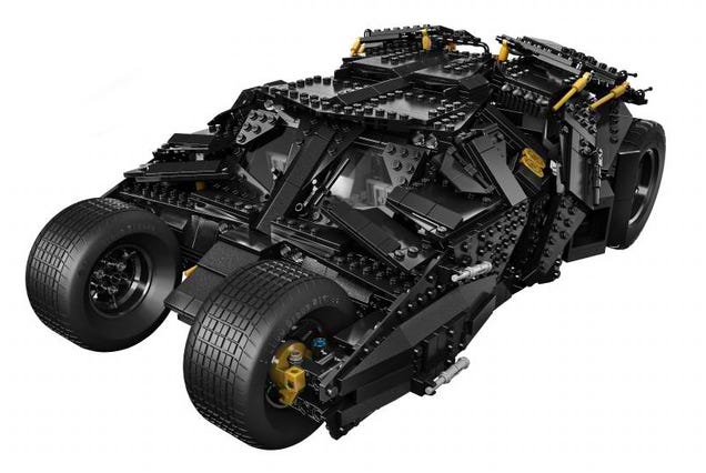 Holy crap, check out the awesome new Lego Batman Tumbler!