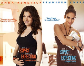 Whose Baby Bump Is Least Convincing in the What to Expect Posters?