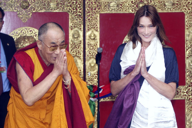 Carla Bruni: Well, Hello, Dalai