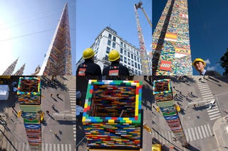 460,000-Brick Lego Tower Breaks World Record