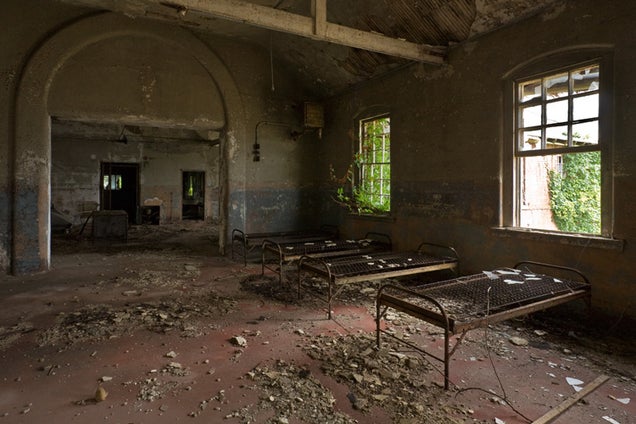 A women's asylum rots on an abandoned New York island
