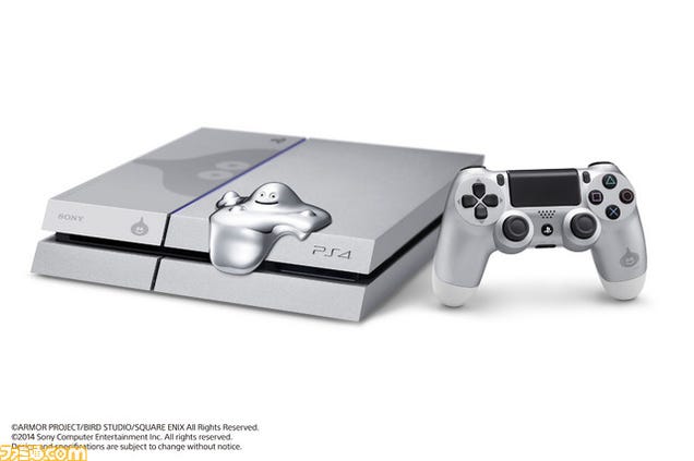 A Special PS4 Covered in Metal Slime