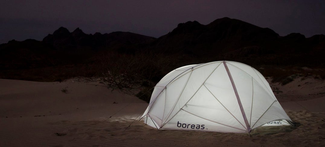 These Snow-White Tents Offer Shelter With Lightweight Fabric Ribs
