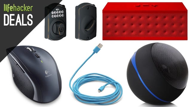 Deals: Logitech Marathon Mouse, Extra-Long Lightning Cable, Speakers