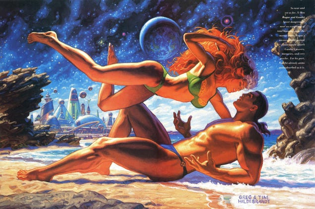 The non-stop erotic thrills of the 1990s Marvel Swimsuit Specials