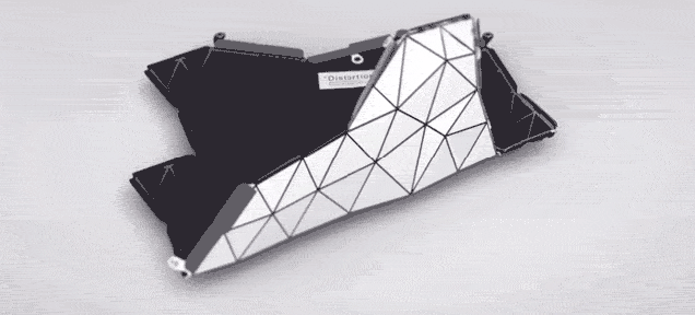 This PVC Pouch Folds Up Like Origami To Protect Precious Things