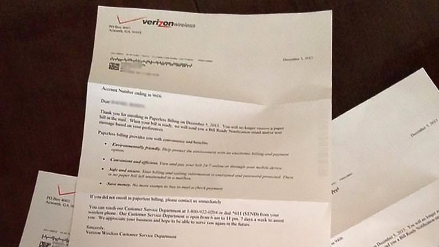 att paperless billing keep my paper bill