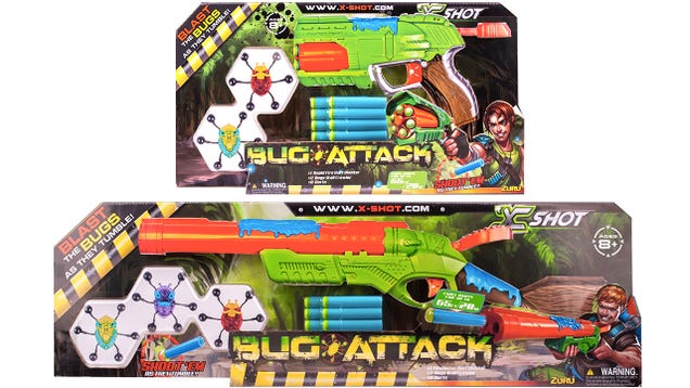 New X-Shot Blasters Have You Targeting Bugs, Not Your Co-Workers