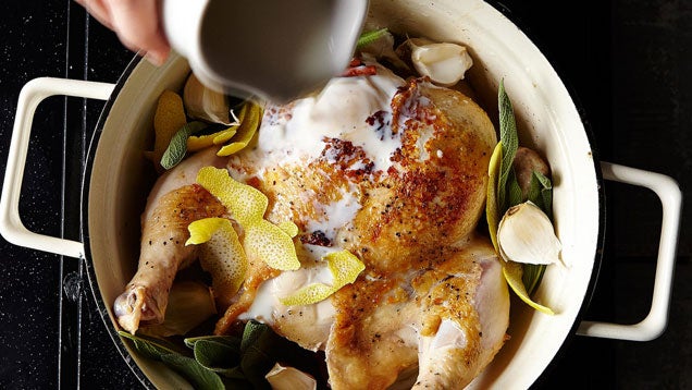 Braise Chicken in Milk for Exceptionally Juicy Meat