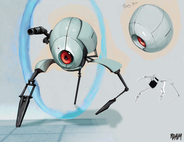 Some Valve Art From Portal & DOTA 2