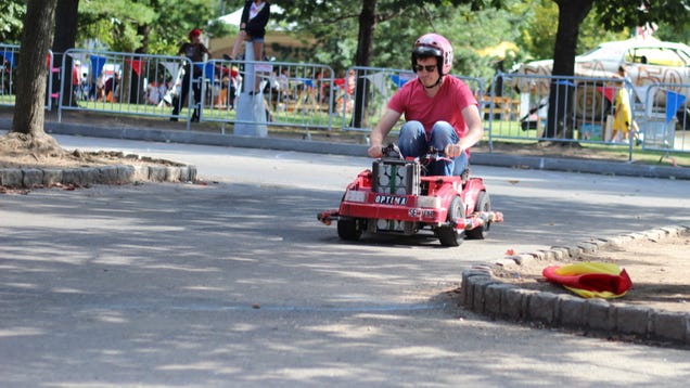 Adult Power Wheels Racing Is Real Wonderful And Totally Insane