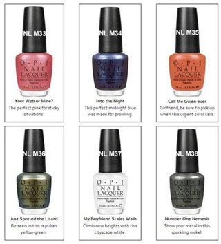 Amazing Spider-Man releases "My Boyfriend Scales Walls" nail polish color. Oof.