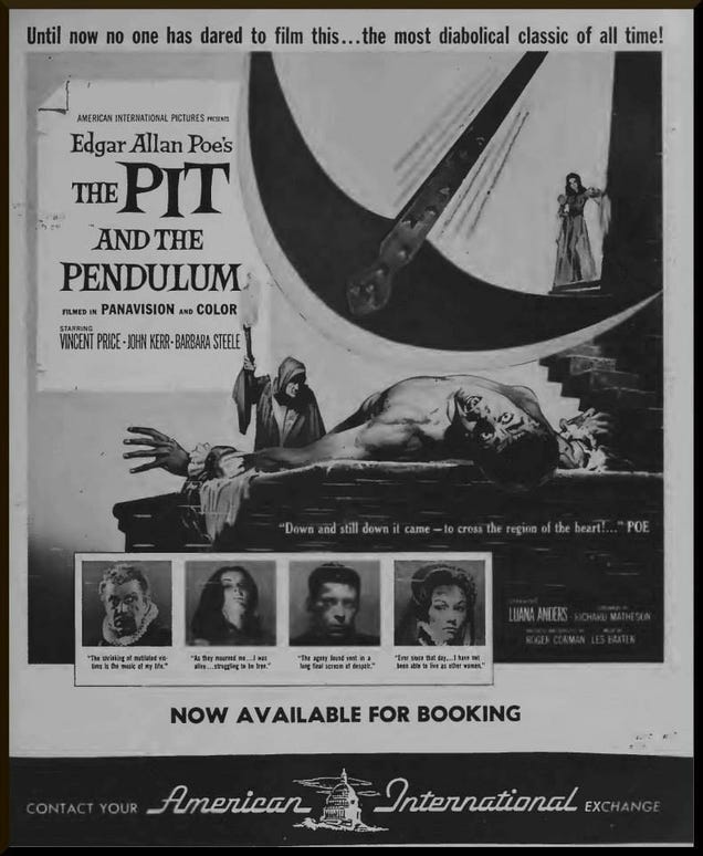 The Pit and the Pendulum 1961 film - Wikipedia