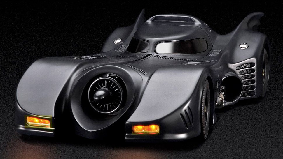 Tim Burton-era Batmobile Model Features Pop-up RC Machine Guns