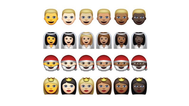 Here Are Apple's Diverse (And Racist? Jaundiced?) Emoji