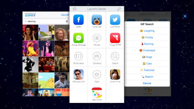 Launch Center Pro Adds IFTTT Integration, GIF Sharing, and More