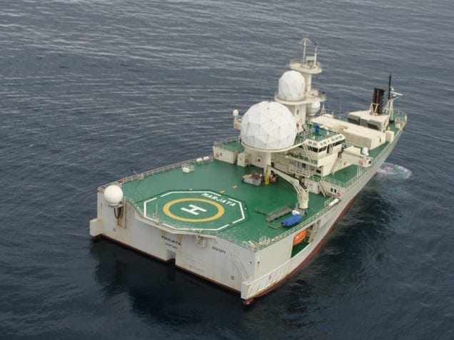 The Russian Military Despises This Strange Wedge Shaped Spy Ship