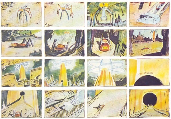La Dune de Jodorowsky y Moebius: los diseños y arte conceptual de la película fallida
