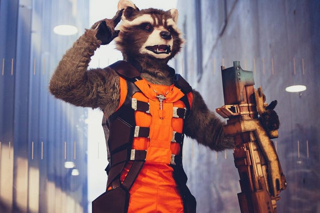 Rocket Raccoon Cosplay Is Best In Galaxy