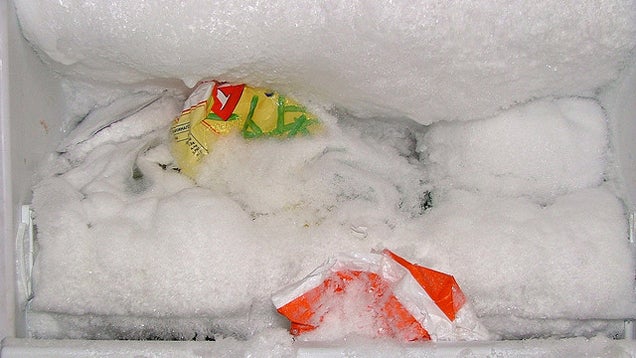 Defrost Your Freezer by Coating it with Cooking Oil