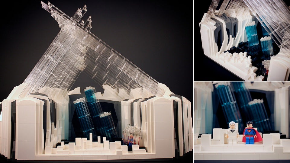 lego superman fortress of solitude